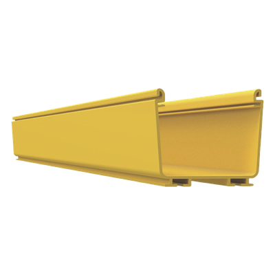 FR4X4YL2 - Canaleta FiberRunner™ 4X4, de PVC Rígido, Color Amarillo, 2 m de Largo