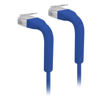 U-CABLE-PATCH-3M-RJ45-BL - Cable Patch Cat6 Ultradelgado / 3mm Diámetro / GbE y PoE+++ / 3 Metros (9.84 Pies) / Bota Flexible / TPE / 30 AWG