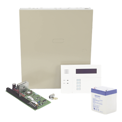 VISTA48LANB/6160RF - Panel de Alarma Híbrido / 48 Zonas / 3 Particiones / IP y Celular 4G / Teclado con Receptor Inalámbrico