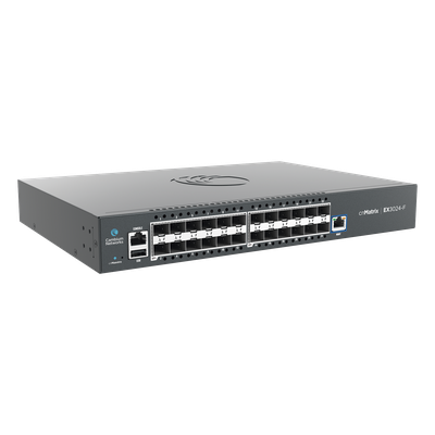 MXEX3024XFXA00 - Switch Core/Distribución / 24 Puertos SFP+ 10 Gbps / Capa 2 y 3 / 480 Gbps Throughput / Doble Fuente AC Redundante / 1U Rack
