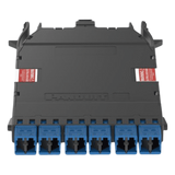 FHC9N-12-10U - Cassette HD Flex / 12 Fibras Monomodo OS2 / MPO a 6 LC Duplex / Polaridad Universal / 0.75 dB Pérdida de Inserción