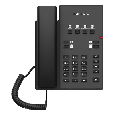 H1 - Teléfono IP / 8 Teclas Programables / Audio HD / PoE / 2 Cuentas SIP / Montaje Pared o Escritorio