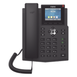 X3SG - Teléfono IP empresarial para 4 líneas SIP con pantalla LCD de 2.8 pulgadas a color, puertos Gigabit, IPv6, Opus y conferencia de 3 vías, PoE