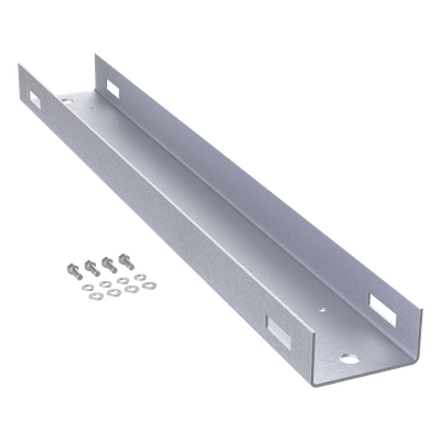 EPMC6 - Montaje de Poste / 600 mm (1.97 ft) de Alto / 12 UR / Aluminio / Color Negro / 19 in Rack