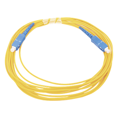 LP-FO-SCU-SCU-05 - Jumper de Fibra Óptica / SC/UPC a SC/UPC / Monomodo OS2 / Simplex / 5 m (16.40 ft) / 2 mm / PVC