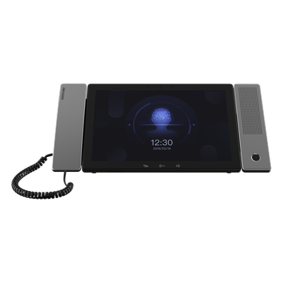DS-KM9503 - Estación Maestra Touch IP / Pantalla 10.1' / 1280x800 / 128 Cámaras / 10,000 Monitores / Android 7.1 / HDMI / Lector de Huellas
