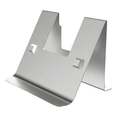 DS-KAB21-H - Soporte de Escritorio para Monitor de Videoportero / Acero Inoxidable / 131 x 102 x 100 mm / Interior / -10°C a +55°C (14°F a 131°F)