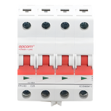 FPV634PC25 - Protección Térmica/ Interruptor 4P, 25A,  Corriente Directa  1000 Vcc para Aplicación Fotovoltaica Montaje Riel DIN