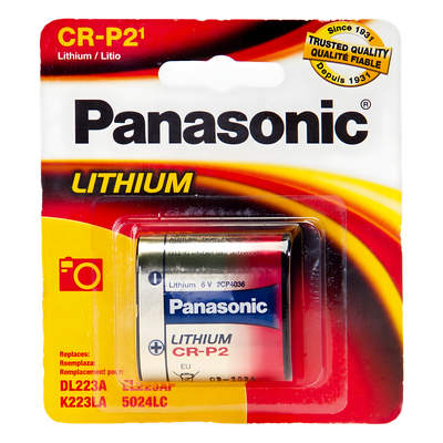 CRP2/PA - Batería de Litio / 6V / 1550 mAh / Li/MnO₂ / -40°C a 70°C / Baja Autodescarga