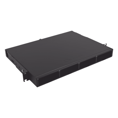 LVE-1U-MS-C01A - Distribuidor de Fibra Óptica de Alta Densidad / 96 Fibras / 1 UR / 19 Pulgadas / 4 Placas Adaptadoras Modulares