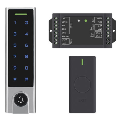 ACCESSK8 - Controlador de Acceso con Teclado Inalámbrico / IP65 / 1000 Tarjetas / 125 kHz / 433 MHz / 30 m (98.4 ft) / -40 a 60 °C