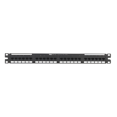 NK5EPPG24Y - Panel de Parcheo Punchdown / Cat 5e / 24 Puertos / 1UR / Plano / T568A-B