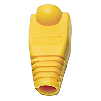 LP-PG8-025-YE - Bota de Protección para Conector RJ45 / 6.0 mm / 27.5 mm Largo / Amarillo