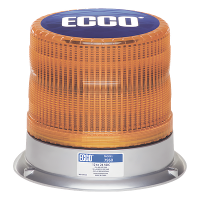X7960A - Baliza LED / SAE Clase I / 16 LEDs de 3 W / 11 Patrones de Flash / Rango -30°C a +50°C (-22°F a +122°F) / Base Aluminio Anti-corrosión