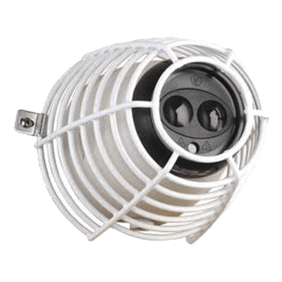 STI-9840 - Jaula de protección / Acero con poliéster / 6.61 in x 6.61 in x 5.78 in / Anti-vandalismo / Detectores de haz óptico