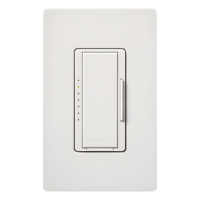 RRDPROSW - Atenuador RF Maestro / PRO LED+ / 250 W LED-CFL / 500 W-VA INC-HAL-ELV / 400 VA MLV / Fase seleccionable / Neutro opcional / 120 V / RadioRA 2 y RA2 Select