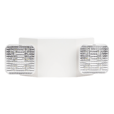 SF700W - Luz LED de Emergencia / Doble LED 1W / 150 Lúmenes / Voltaje Universal 127-277 VAC / Autonomía 90 min / UL 5VA