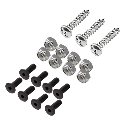 PRO-BL300T - Kit de Instalación para Chapa Magnética / 19 Piezas / Tornillos Socket Flat 6/32 / Tuercas Insertables 6/32 / Tornillos Busca Rosca 8 x 3/4