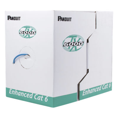 PUC6004BU-ME - Cable UTP / Categoría 6 Mejorado / 305 m (1000 ft) / 23 AWG / PVC CM / 4 Pares / 250 MHz / PoE+