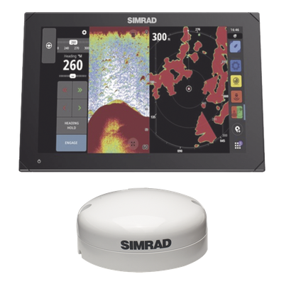 NSX-12GPS-KIT - Pantalla Multifunción Marina / 12 Pulgadas / Ecosonda 1 kW / GPS GNSS 10 Hz / NMEA 2000 / Wi-Fi / Radar Halo / IP Video