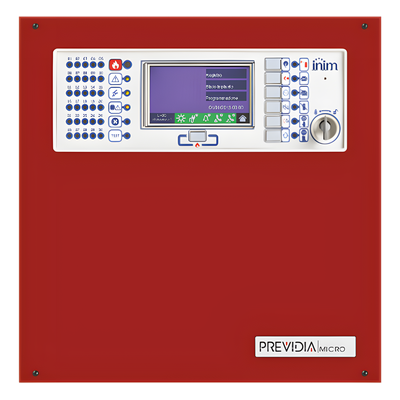 PREVIDIA-MSR - Central de Detección de Incendio / 4 a 36 Zonas / Gestión Gas 4-20 mA / Extinción EN 12094-1 / Pantalla Táctil 4.3" / Cloud Fire / 15.7 ft (4.3") Display