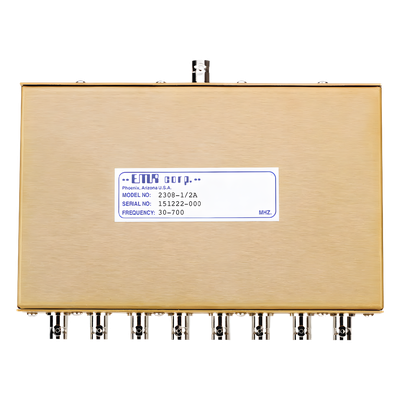 2308-1/2A - EMR Corporation 2308-1/2A cable divisor y combinador Oro