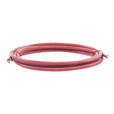 CBL-8AWG-3R - Cable de Controlador a Batería / 3.0 m (9.8 ft) / 8 AWG / Terminal de Ojo / Rojo