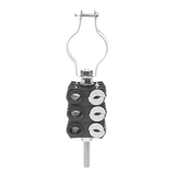 KITST68MCLICK3 - KIT de Tres Sujetadores de plastico para seis cables de 6 a 8 mm con todo y hardware de instalación en tubos de 1 1/4 in