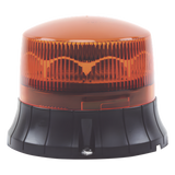 XP-1535-A - Burbuja LED Giratoria / Ámbar / 9 LEDs / 12-30 VCC / IP65 / Montaje Permanente