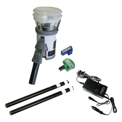 TF-2001 - Probador de Detectores 3 en 1 / Humo, Temperatura y CO / Hasta 100°C (212°F) / Cápsulas Reemplazables / UL y CE