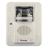 HEC3-24WW - Sirena Estrobo / 24 Vcd / Multi-Candela 15-110 cd / Montaje en Pared / 5.0 x 4.5 x 2.5 pulgadas / Color Blanco