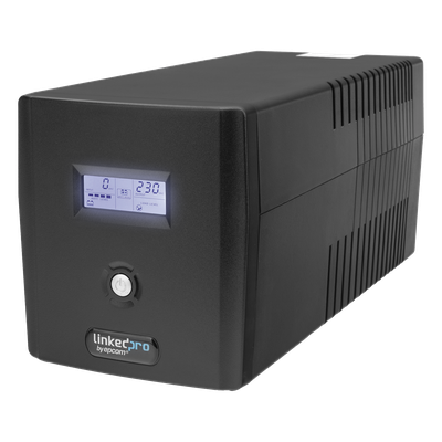 LP1200LCD - UPS Línea Interactiva / 1200 VA / 720 W / Pantalla LCD / 6 Salidas NEMA 5-15R / AVR Boost/Buck / Protección RJ45