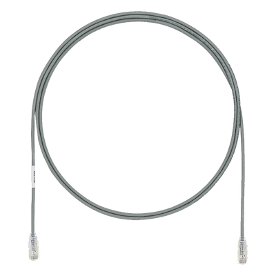 UTP28X1GY - Cable de Parcheo UTP / Cat6A / 28AWG / CM-LSZH / 0.30 m (1 pie) / Gris