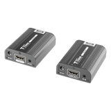 TT-672 - Kit Extensor HDMI para distancias de 30 metros / Resolución 4K x 2K@ 30 Hz/ Cat 6, 6a y 7 / HDCP2.2 / HDMI 2.0  / Soporta PCM, HDbitT / Soporta control remoto del equipo fuente.