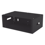 LPWR50304U - Gabinete de Pared para Redes / 4U / Profundidad 250 mm (9.8 in) / Acero Galvanizado Calibre 20 / Montaje Compacto