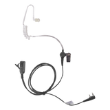 TX-EHKAV2 - Micrófono-Audífono de Tubo Acústico / Grado Médico / PTT de Alta Resistencia / Cable Reforzado con Kevlar / Compatible con Radios KENWOOD y TXPRO