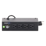 HTCM-S1U - Regleta LinkedPro HTCM-S1U de 4 Contactos NEMA 5-14R, 120Vca, 10A, Montaje en Escritorio/Pared