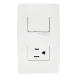 JTL-B72-47 - Apagador Escalera y Contacto de 127 V~60 Hz 10/15 A.