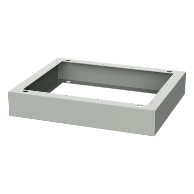 EPL7060 - Base de Piso para Gabinete OSP / Aluminio 3 mm / 700x600 mm / 127 mm Altura / RAL 7035