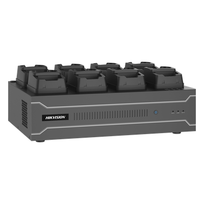 DSMDS001/2T/8(B)(MCW409) - Dock Station de Escritorio / 8 Puertos Body Cams / Dual Gigabit / 4 Bahías HDD / ANR / Cobertura Cíclica / -10°C a 55°C