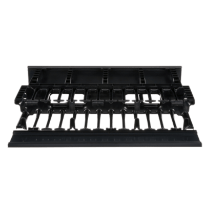 NM2 - Organizador de Cables Horizontal / Alta Densidad / Doble Frontal y Posterior / Rack 19in / 2UR / 48.3 cm (19in)