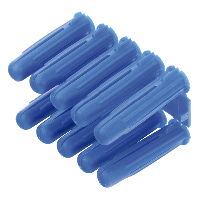 TP-3 - Taquete de Fijación / Doble Expansión 4 Direcciones / 3/8" para Tornillo 12 mm x 2" / 100 Piezas / Resistencia 100 kg / Concreto y Superficies Sólidas