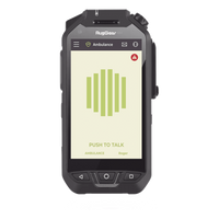 RG750-TSMART-1GB - Smartphone MCPTT / Botón PTT y Selector de Canal / Altavoz 105 dB / IP68 y MIL-STD-810H / LTE Global / Batería 5000 mAh