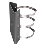 DS-1275ZJ-BJH/600MM - Montaje para Poste Vertical / Diámetro 400-600 mm / Acero Galvanizado SUS304 / 250x127x46 mm / 1.6 kg / Plateado