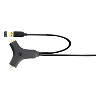 CCU32/UC+H - Adaptador Activo Multi-Formato / HDMI + USB 3.2 a USB-C / 4K@30Hz 4:4:4 / 60W PD / Cable 2.7 m (8.85 ft)