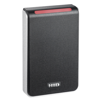 RS40FT - Lector de Control de Acceso / Multitecnología SEOS, iCLASS, MIFARE DESFire / Salida Wiegand y RS-485 / Montaje en Superficie Plana / LED Tricolor y Alerta Acústica
