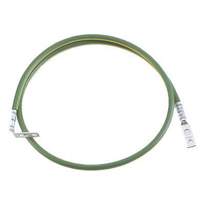 RGEJ624PFY - Jumper de Aterrizaje para Racks / 6 AWG / Terminal 90° / 0.60 m (2 ft) / StructuredGround