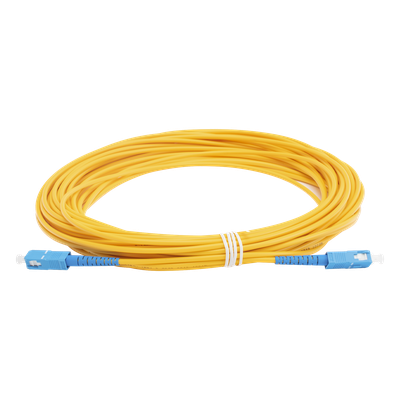 LPSM3SCUSCUS15 - Jumper de Fibra Óptica / Monomodo OS2 / SC/UPC a SC/UPC / Simplex / 15 m (49.21 pies) / 3 mm
