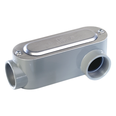 OLL-0325C - Caja de Registro Oval Roscada / 3" Chica (76.2 mm / 3 in) / Tipo LL / Aluminio Die-Cast / Hermética / UL-CSA