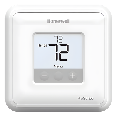 TH1110D2009/U - Termostato No Programable / 1 Etapa Calor/Frío / 20 a 30 VAC o 750 mV / Pantalla 2.37 in² con Retroiluminación LED / Montaje UWP